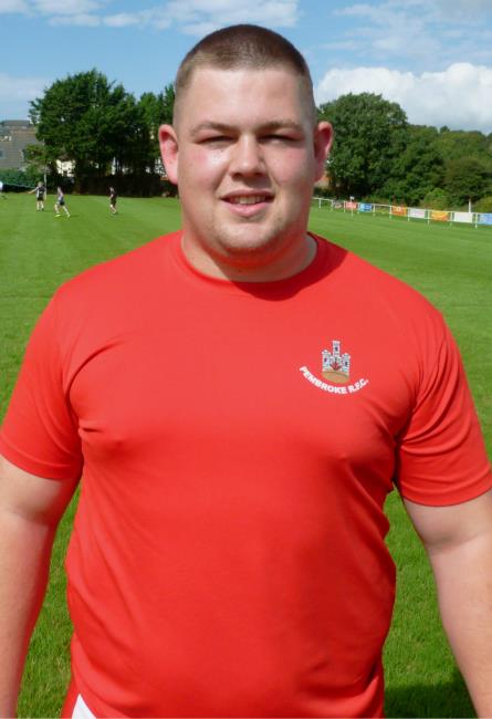 Dom Colman scored for Pembroke but couldnt keep the Scarlets from defeat